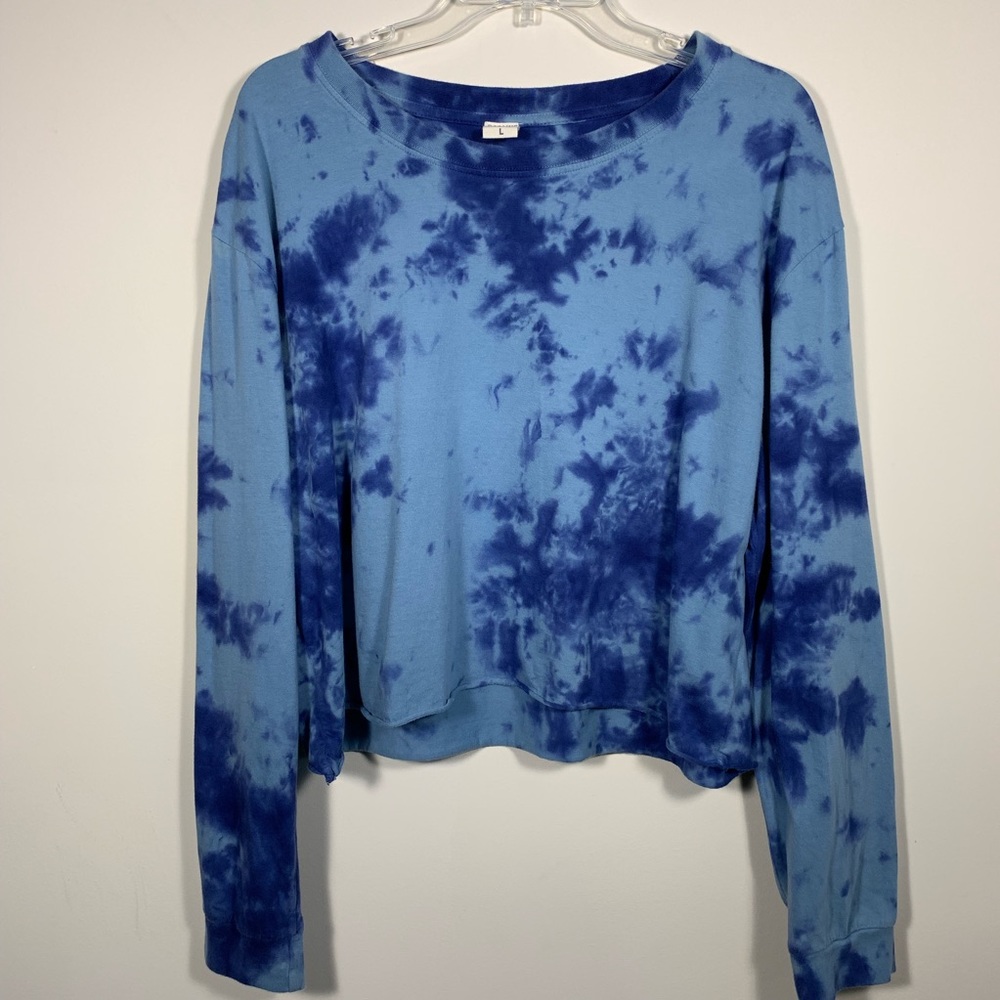 Darling Blue Tye Dye Top Sz L